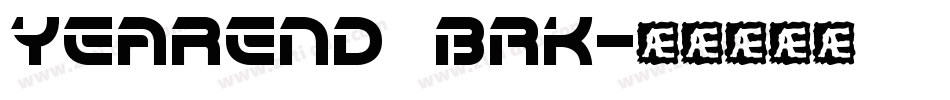 Yearend BRK字体转换